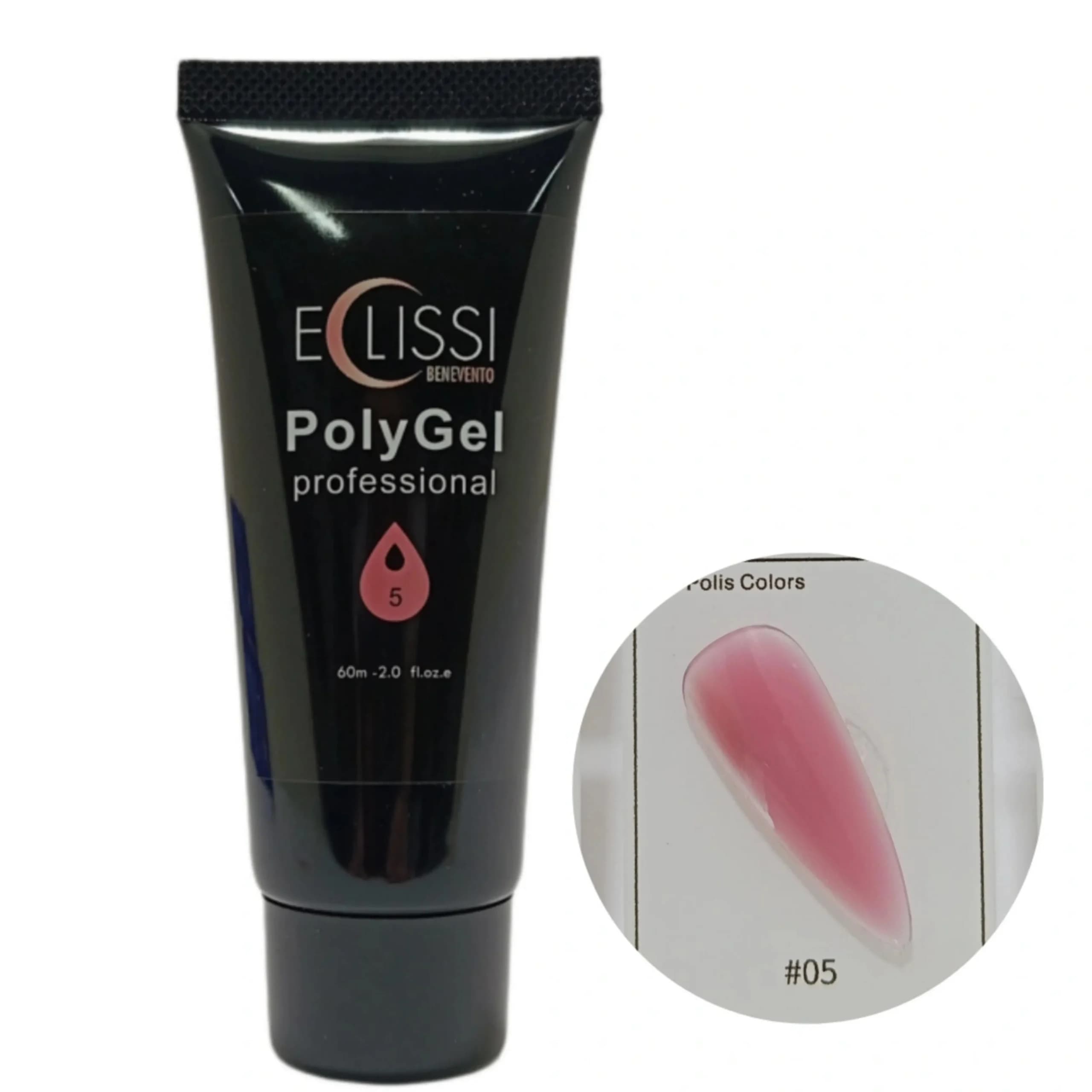 پلی ژل اکلیسی شماره 5 ECLISSI COVER PEACH