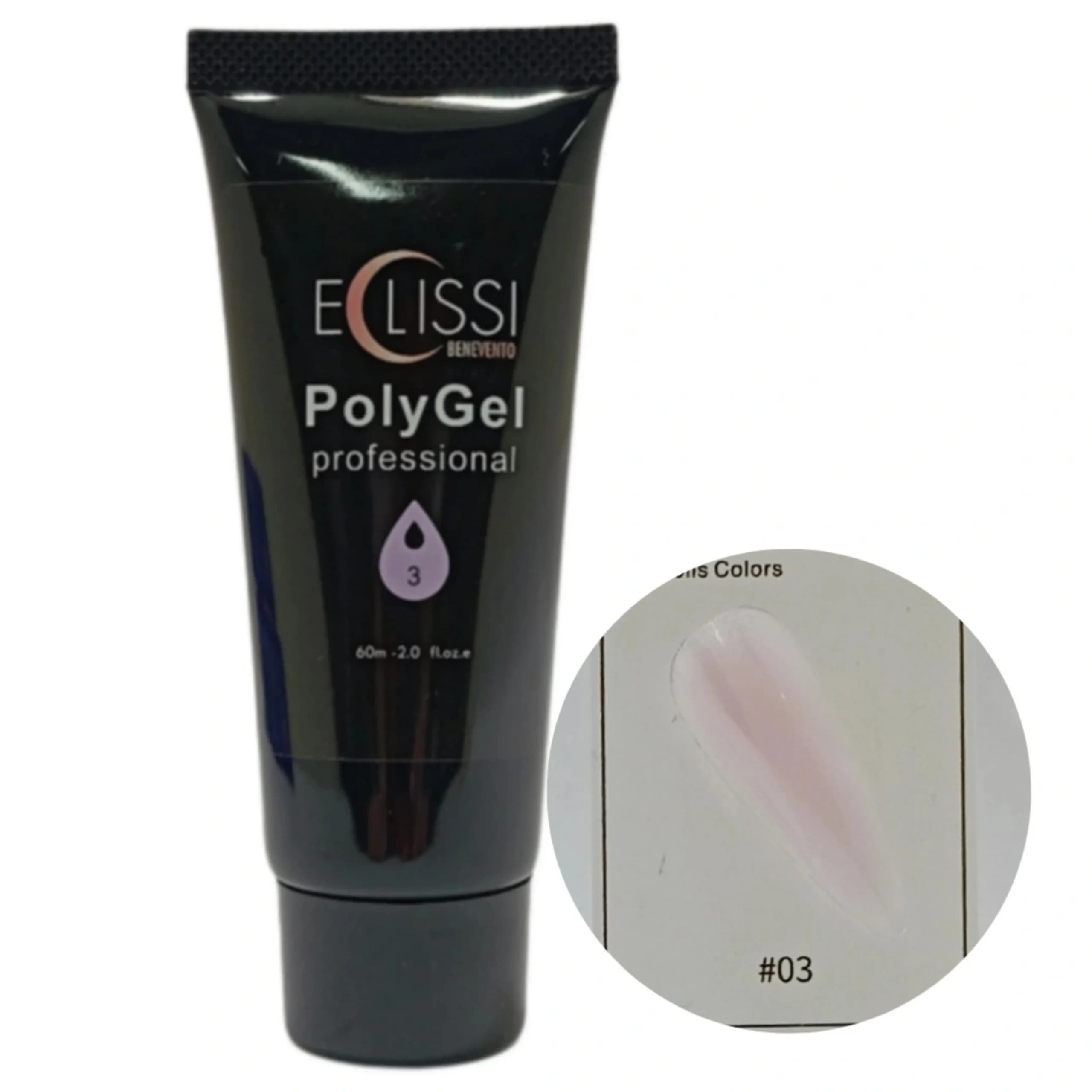 پلی ژل اکلیسی شماره 3 ECLISSI LIRHT PINK