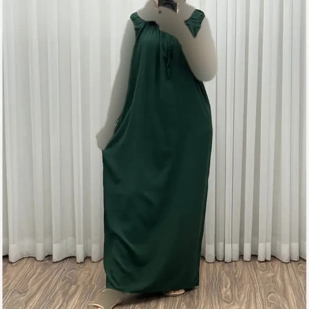 سارافون راحتی زنانه بلند نخی فری سایز مناسب تا سایز 54 — تصویر ۷
