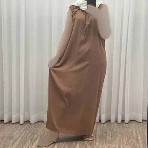سارافون راحتی زنانه بلند نخی فری سایز مناسب تا سایز 54 — تصویر ۴