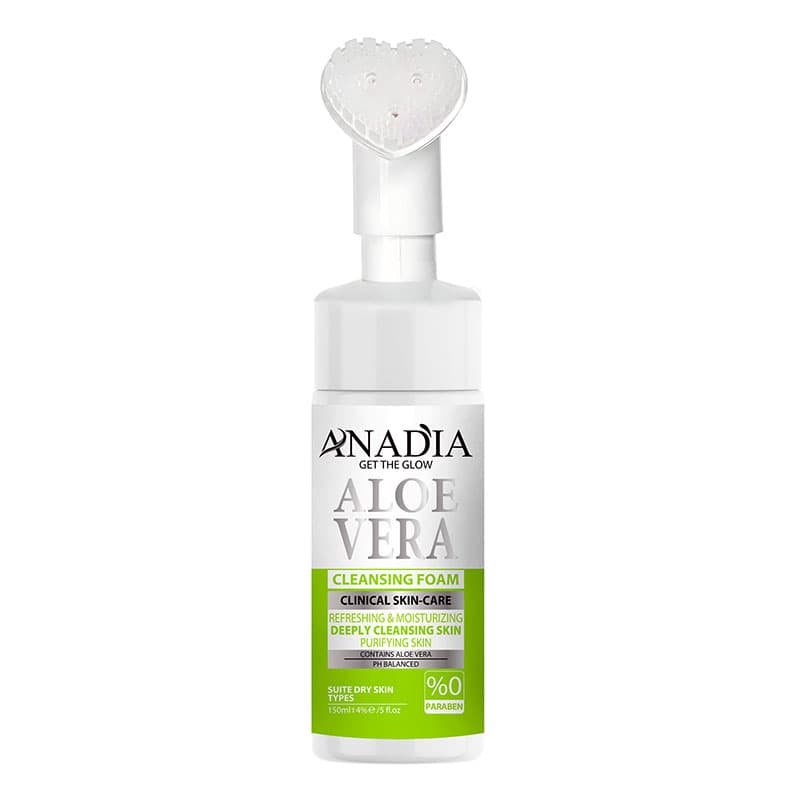 فوم شستشوی صورت براش دار آنادیا ANADIA Aloe Vera