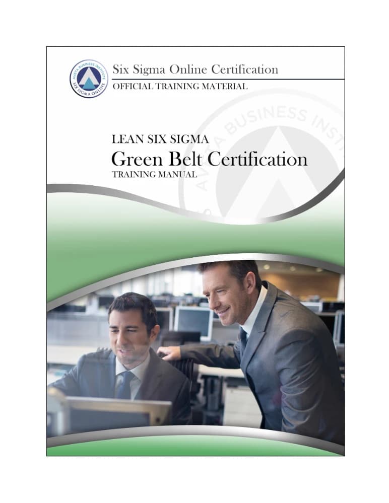 کتاب Lean Six Sigma Green Belt Certification (گواهینامه لین شش سیگما کمربند سبز) نسخه انگلیسی PDF | نامشخص