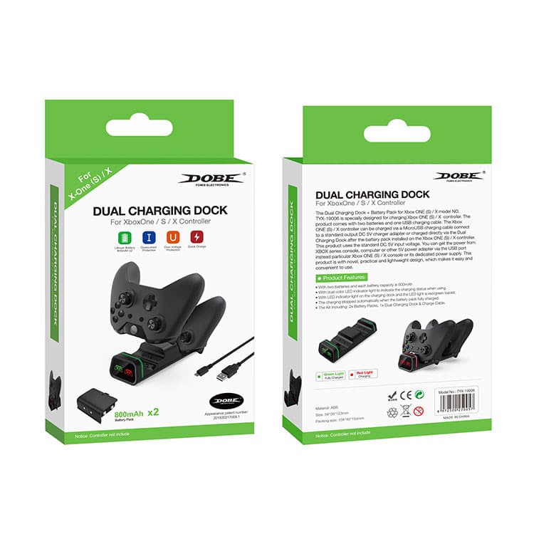 پایه شارژ دسته با باتری قابل شارژ برای Xbox Series – مدل Dobe-TYX-19006 — تصویر ۳