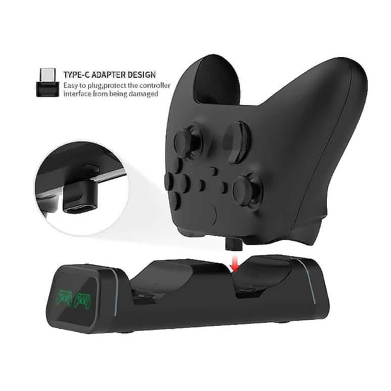 پایه شارژ دسته با باتری قابل شارژ برای Xbox Series – مدل Dobe-TYX-19006 — تصویر ۵