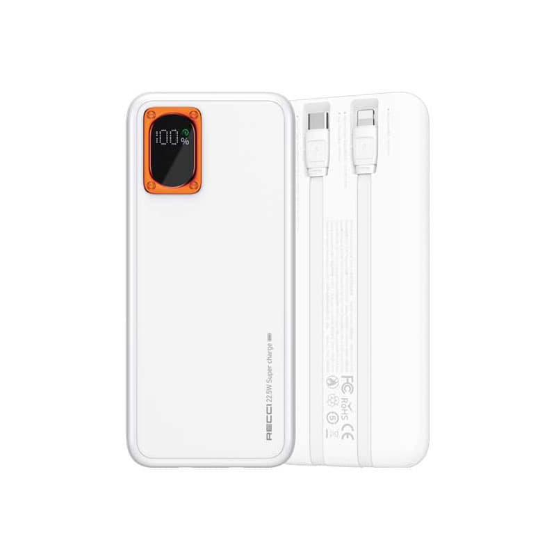 پاوربانک RECCI P28 10000mAh PD20W+22.5W