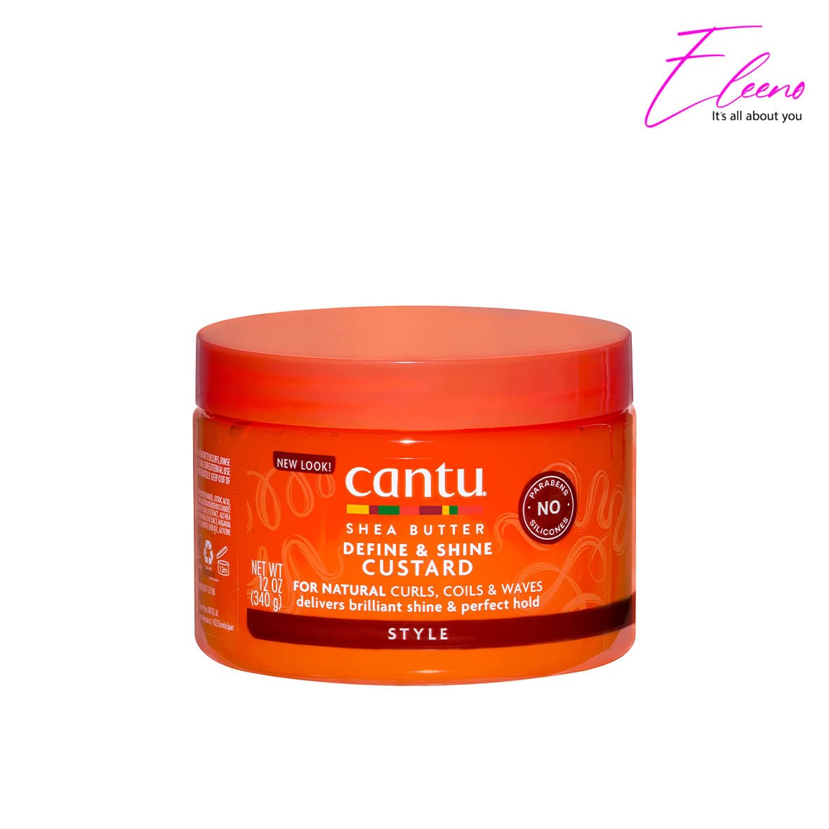 ژل مو حالت دهنده کانتو مدل کاستارد Cantu Define & Shine Custard