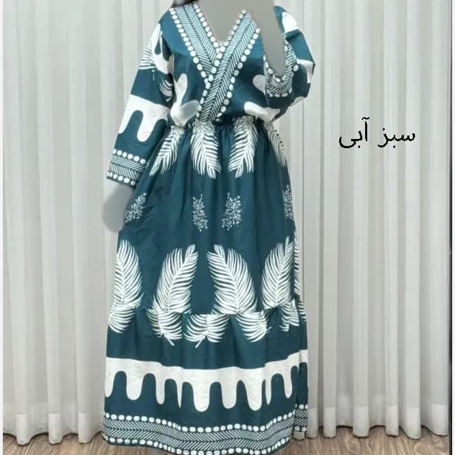 پیراهن ساحلی آیلین فلور بوگاتی فری سایز زنانه کد 1746 مناسب تا سایز 46 — تصویر ۳