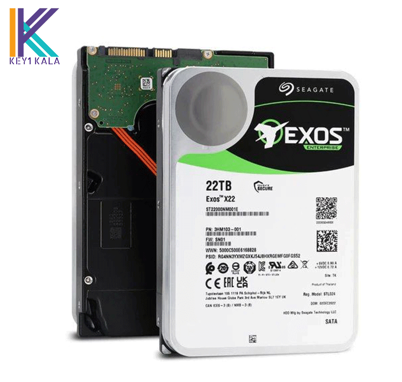 حافظه اچ دی دی اینترنال سیگیت مدل(SAS) Exos X18 ST18000NM004J ظرفیت 18 ترابایت — تصویر ۲