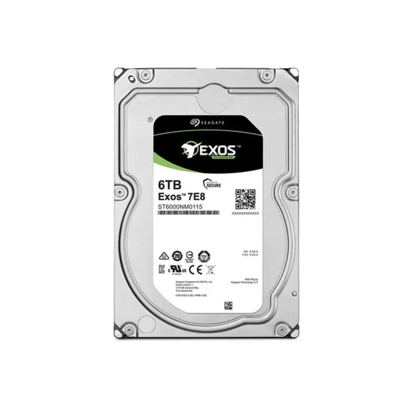 هارد دیسک اینترنال سیگیت سریST6000NM0115 Exos ظرفیت 6 ترابایت — تصویر ۳