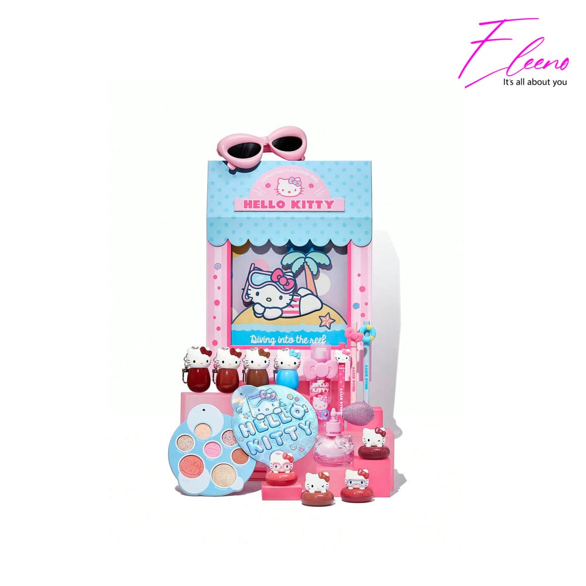 پک آرایشی هلو کیتی شیگلم Sheglam Hello kitty Collection set