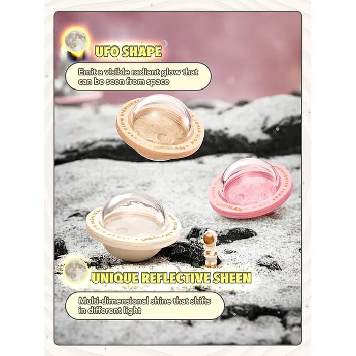 پک 4 عددی هایلایتر فضایی شیگلم Sheglam Lunar Glow Highlighter Set — تصویر ۷