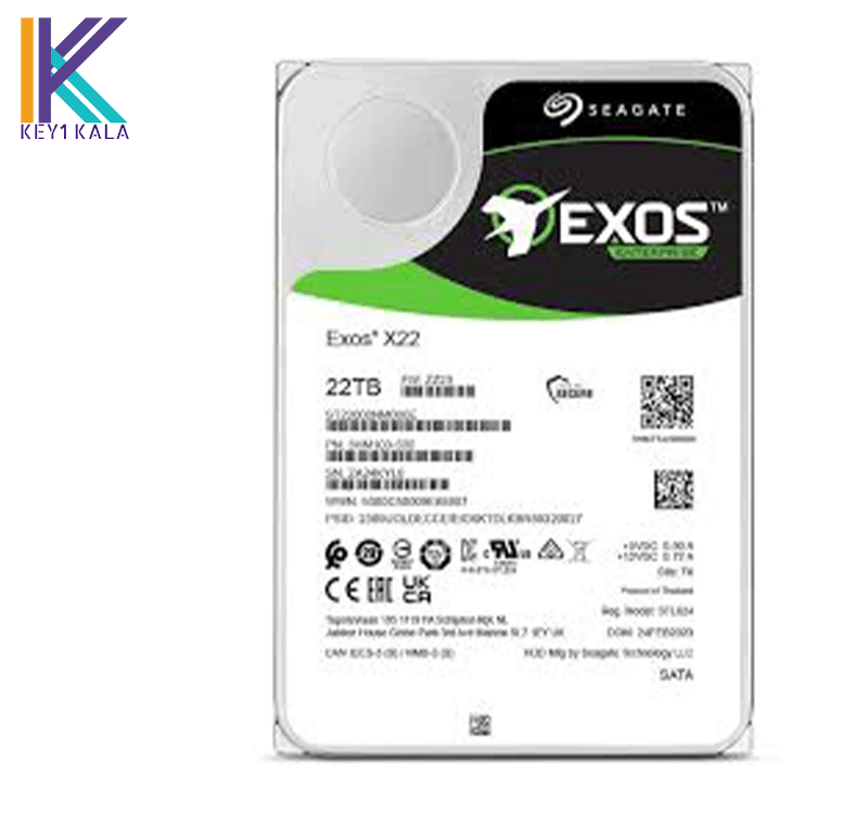 هارد اینترنال 20 ترابایت سیگیت مدل Exos X22z ST22000NM004D — تصویر ۳