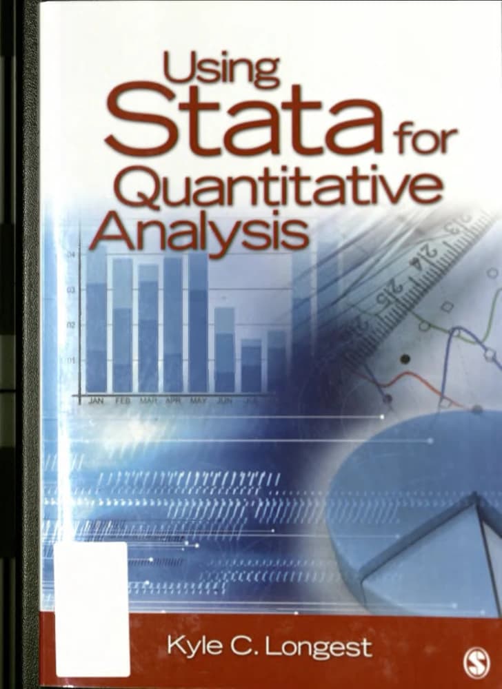 کتاب Using Stata for Quantitative Analysis (استفاده از استاتا برای تحلیل کمی) نسخه انگلیسی PDF | نامشخص