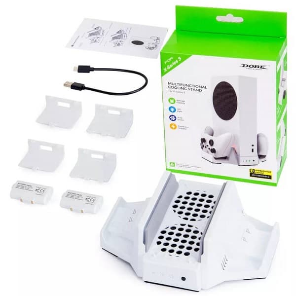 پایه شارژر دسته بازی دابی مدل Dobe TYX-0663 مناسب برای XBOX Sereis S به همراه باطری اصلی
