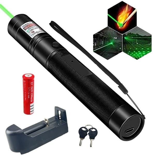 لیزر پوینتر شارژی گرین مدل YL LASER 303