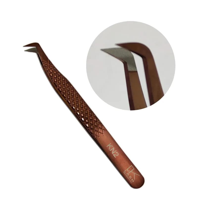 پنس والیوم اوکی لش مدل KN2-پنس حرفه‌ای اکستنشن مژه — تصویر ۲