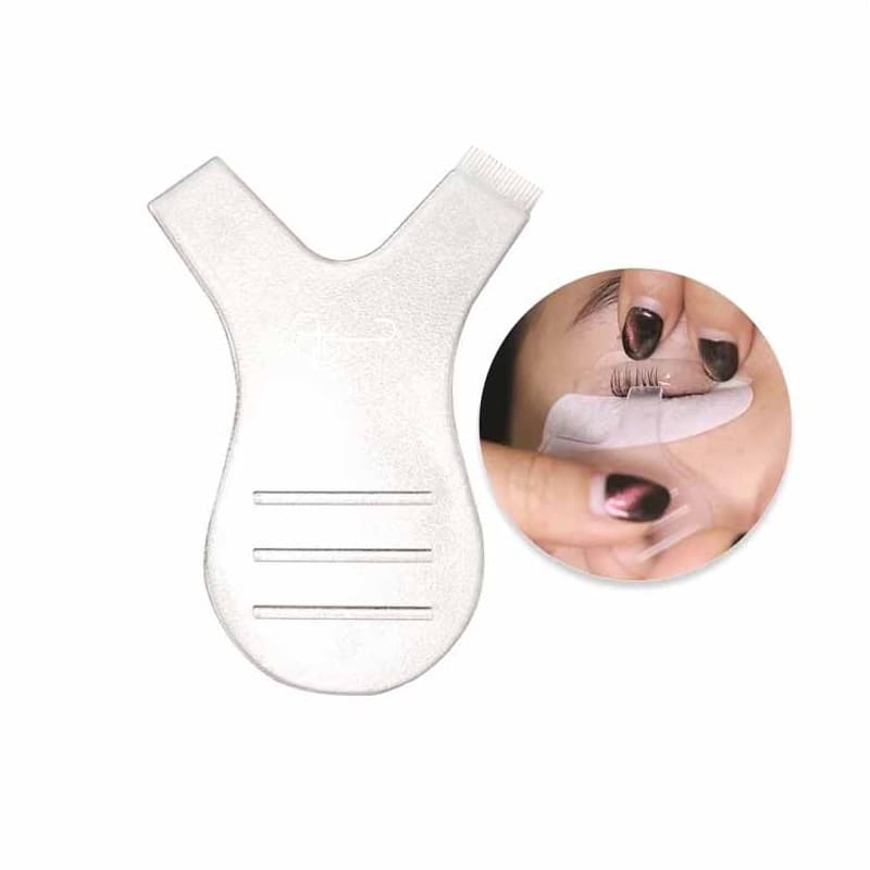 شانه لیفت مژه پلاستیکی Y-ابزار کاربردی لیفت و لمینت