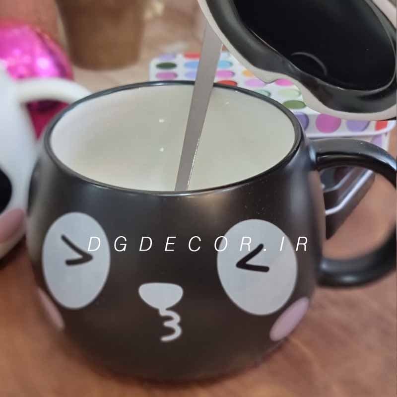 ماگ پاندا سفید و مشکی — تصویر ۶