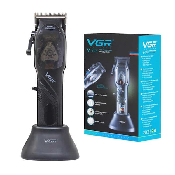 ماشین اصلاح موی سر و صورت وی جی ار مدل V-269 اصلی — تصویر ۵