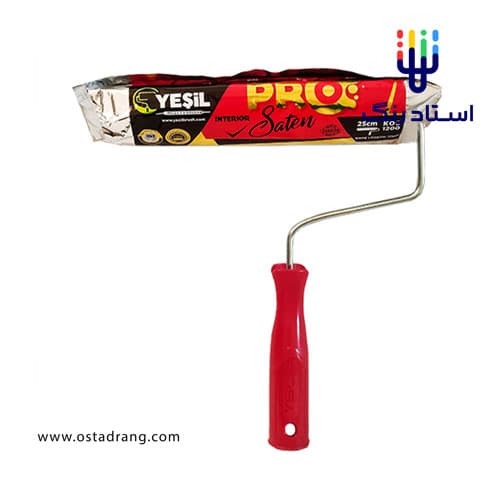 غلطک 25 سانت ترکیه ای نیمه قطور سوپر روغنی (PRO SATEN) یشیل yeşil کد 1200 — تصویر ۲