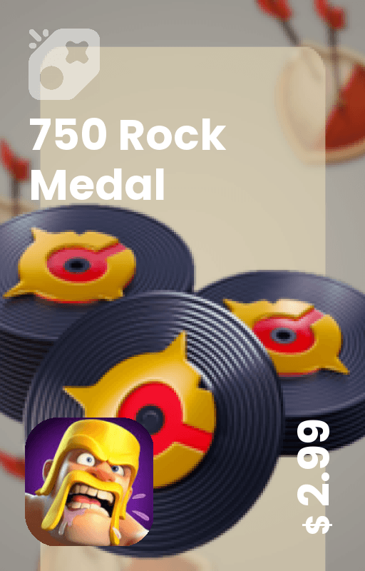 750 Rock Medal