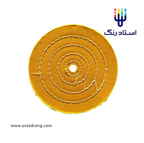 بافت گیلانس پولیش ترکیه ای 50*6 (قطر 150) پنجاه لایه (زرد) — تصویر ۳