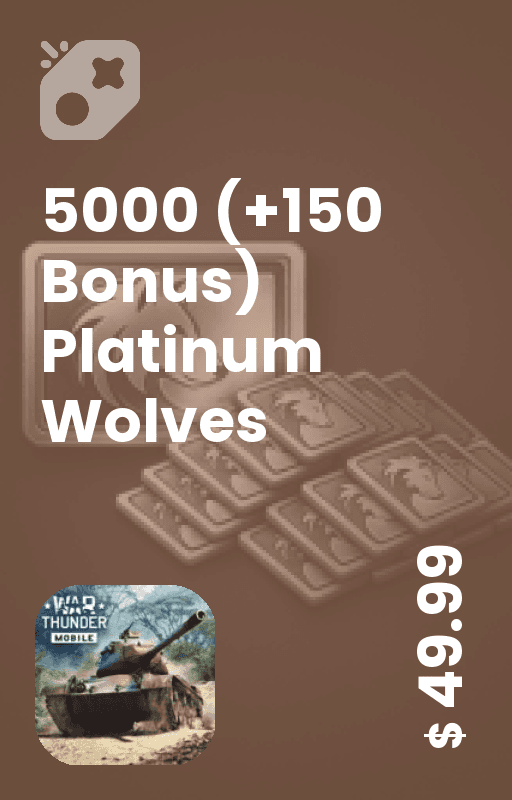 5000+150 پلاتینیوم گرگ