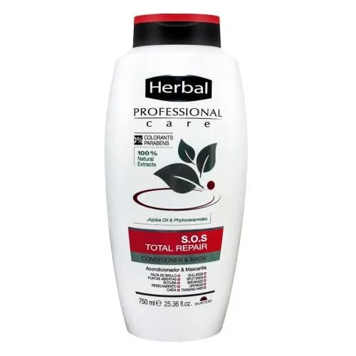 شامپو تقویت کننده و ترمیم کننده s.o.s هربال HERBAL 750g