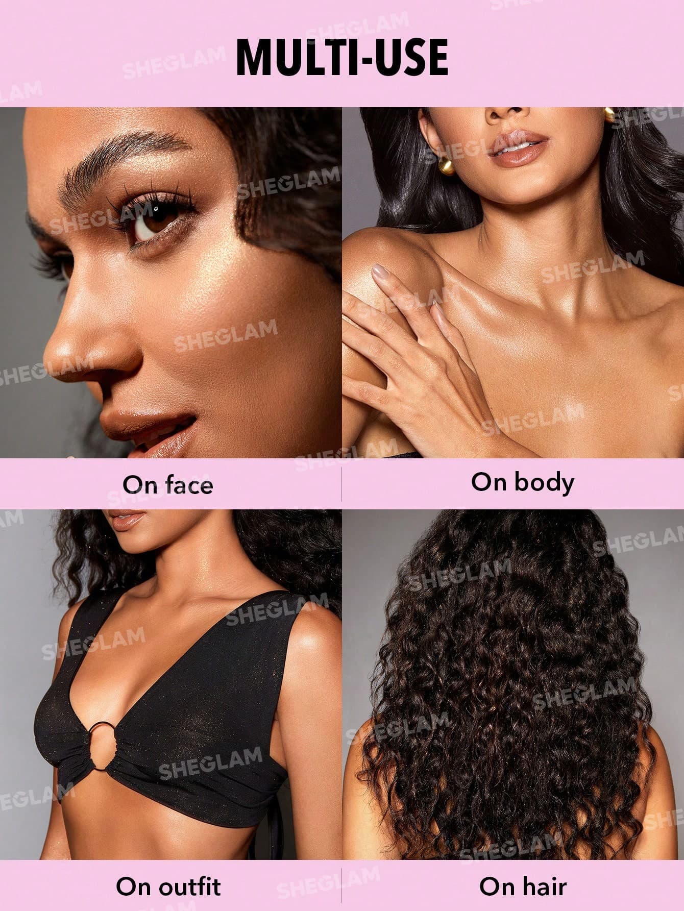 بادی میست شاین شیگلم مدل لاو بمب Sheglam Go Go Glow — تصویر ۵
