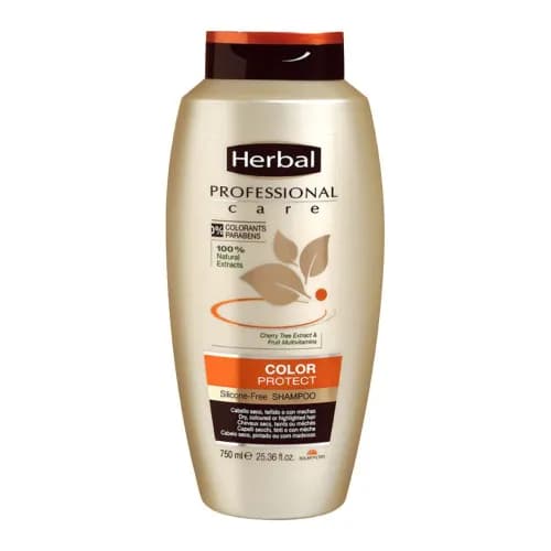 شامپو تثبیت کننده رنگ مو هربال HERBAL مدل Color Protect حجم 750 میل