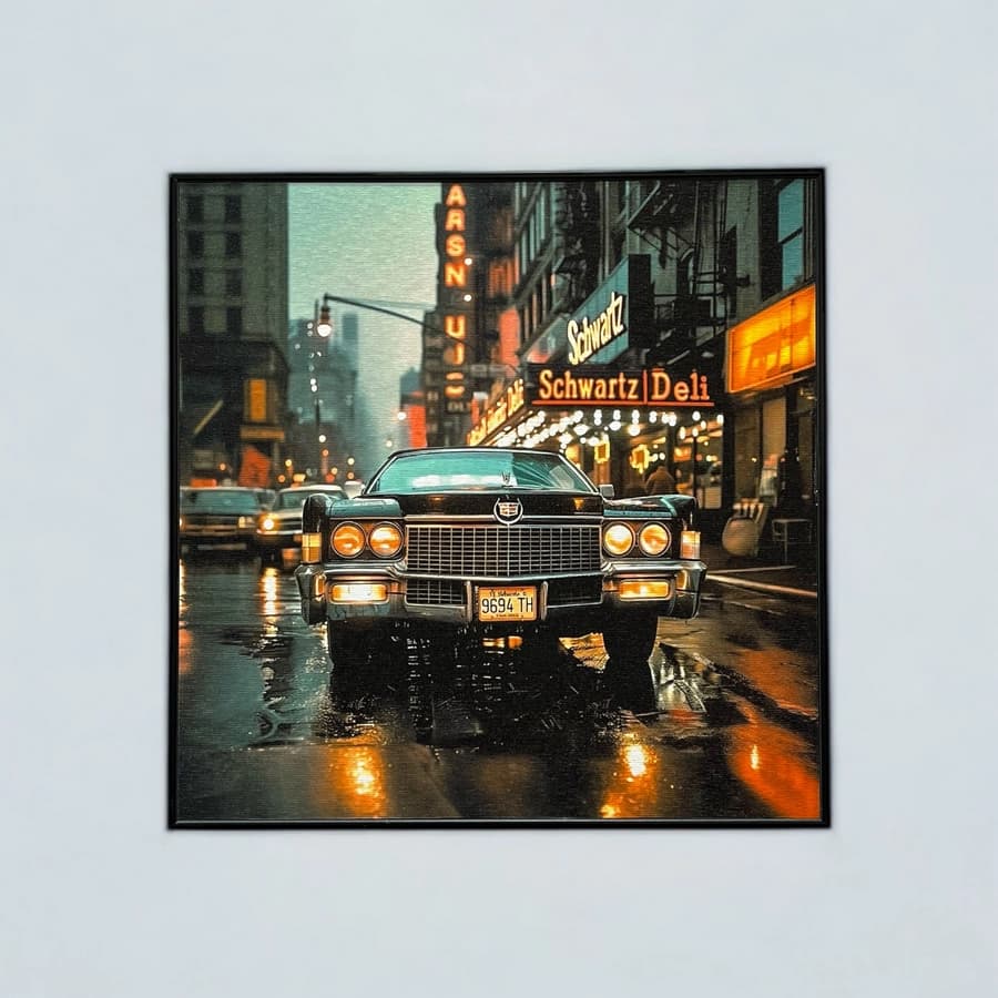 تابلو طرح Cadillac