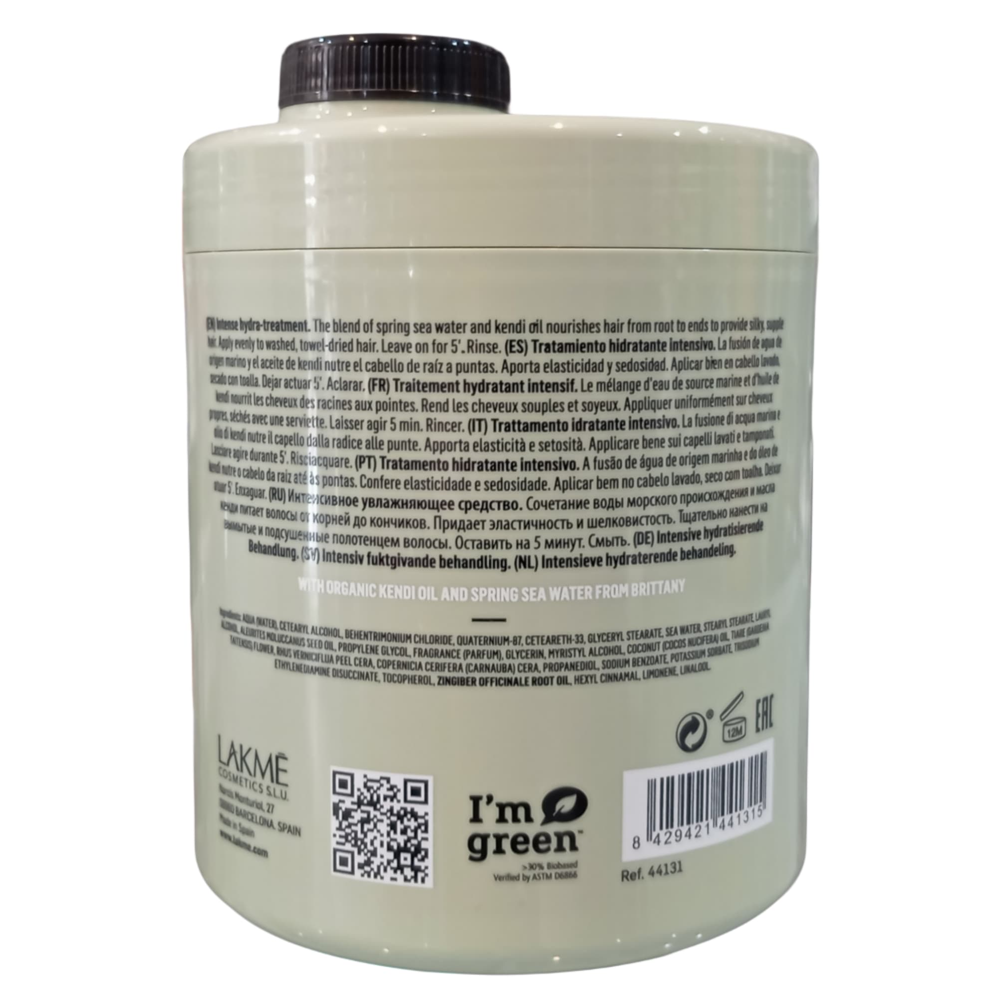 ماسک آبرسان قوی لاکمه سری Teknia مدل Organic Balance حجم 1000 میل — تصویر ۲