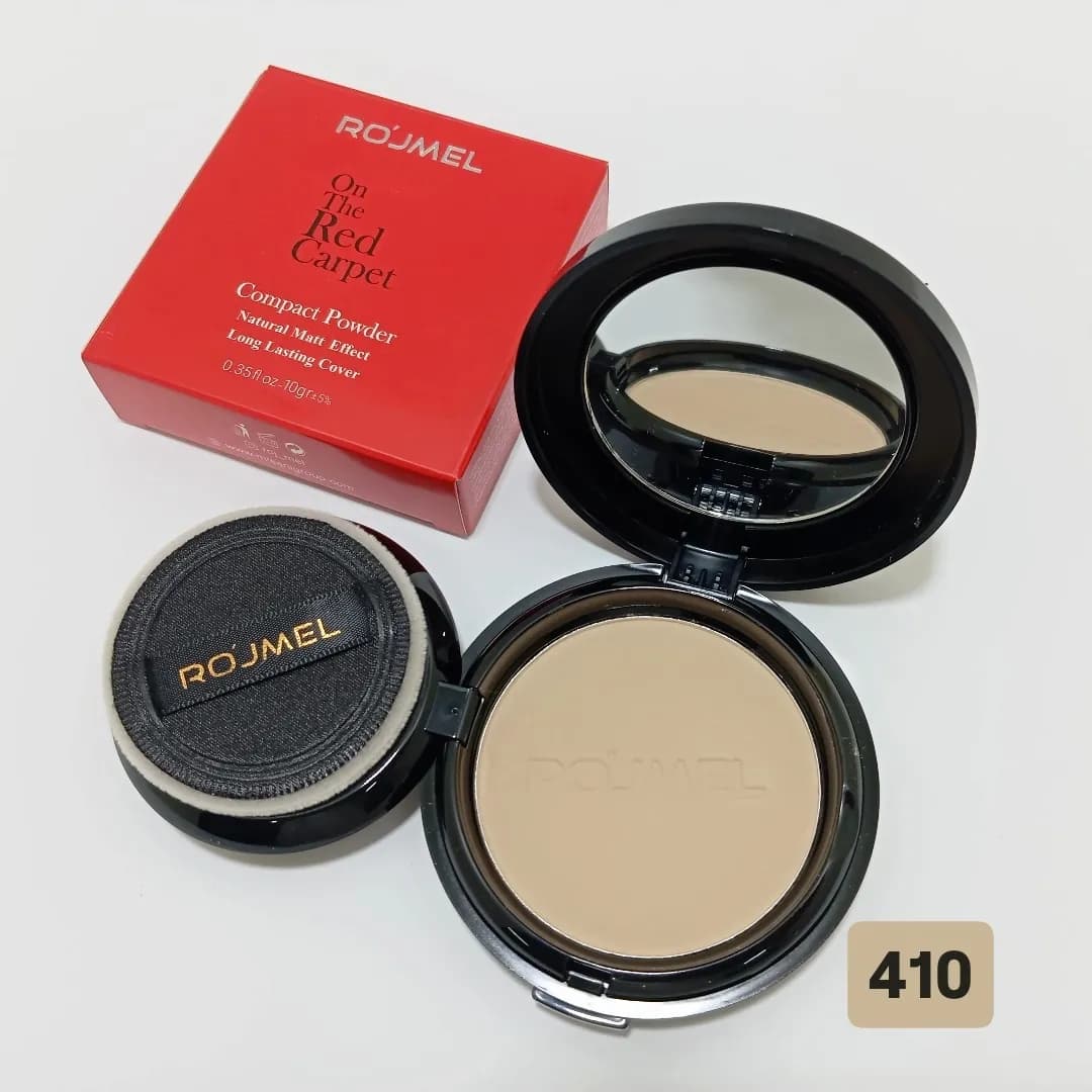 پنکک مات افکت رژمل 410 ROJMEL COMPACT POWDER
