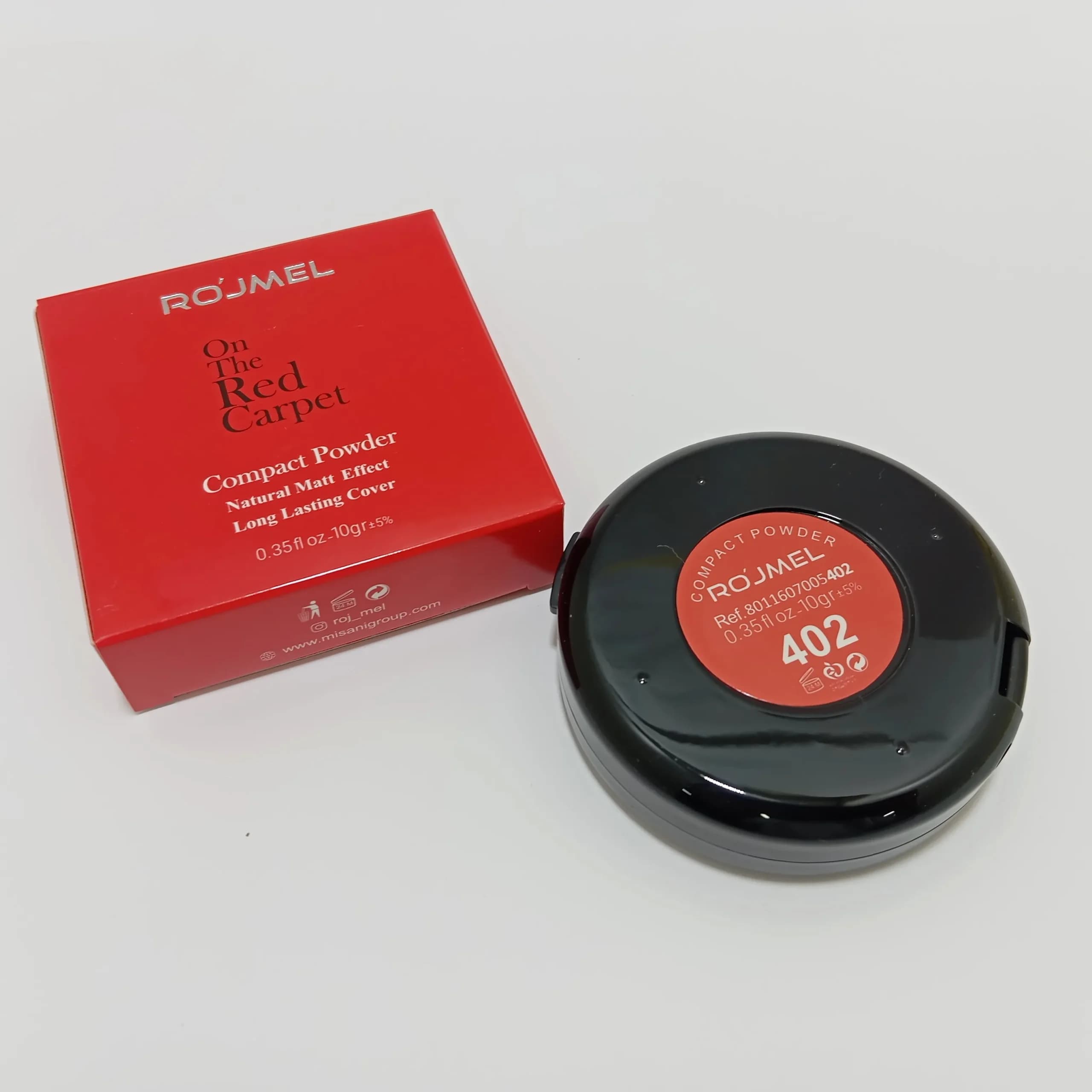 پنکک مات افکت رژمل 402 ROJMEL COMPACT POWDER — تصویر ۳