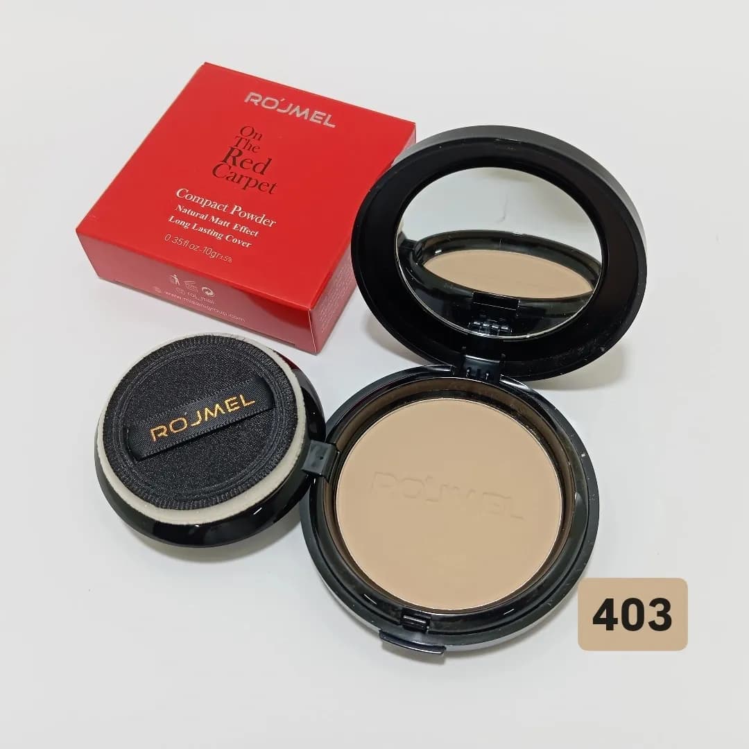 پنکک مات افکت رژمل 403 ROJMEL COMPACT POWDER — تصویر ۲