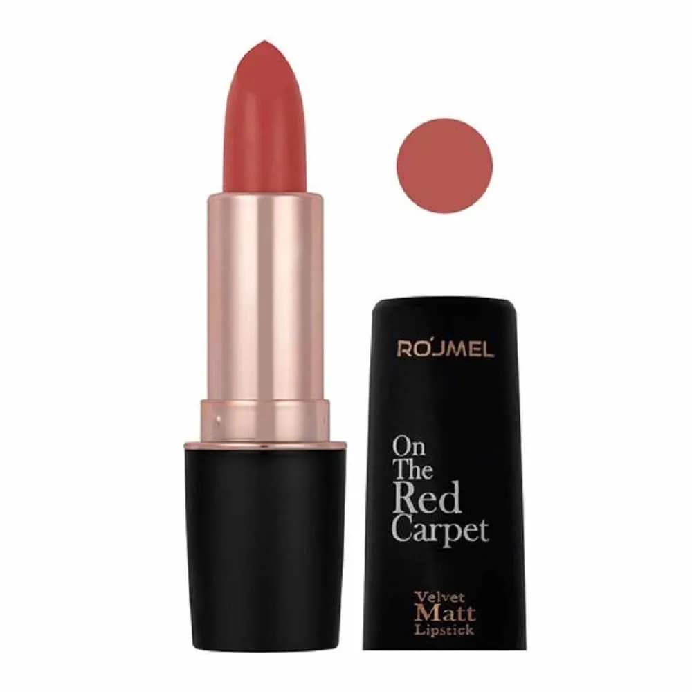 رژلب جامد ولوت مات رژمل 214 ROJMEL VELVET MATT LIPSTICK