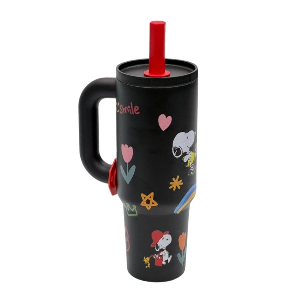 تامبلر نی دار جدید طرح Snoopy دسته دار 40oz — تصویر ۷