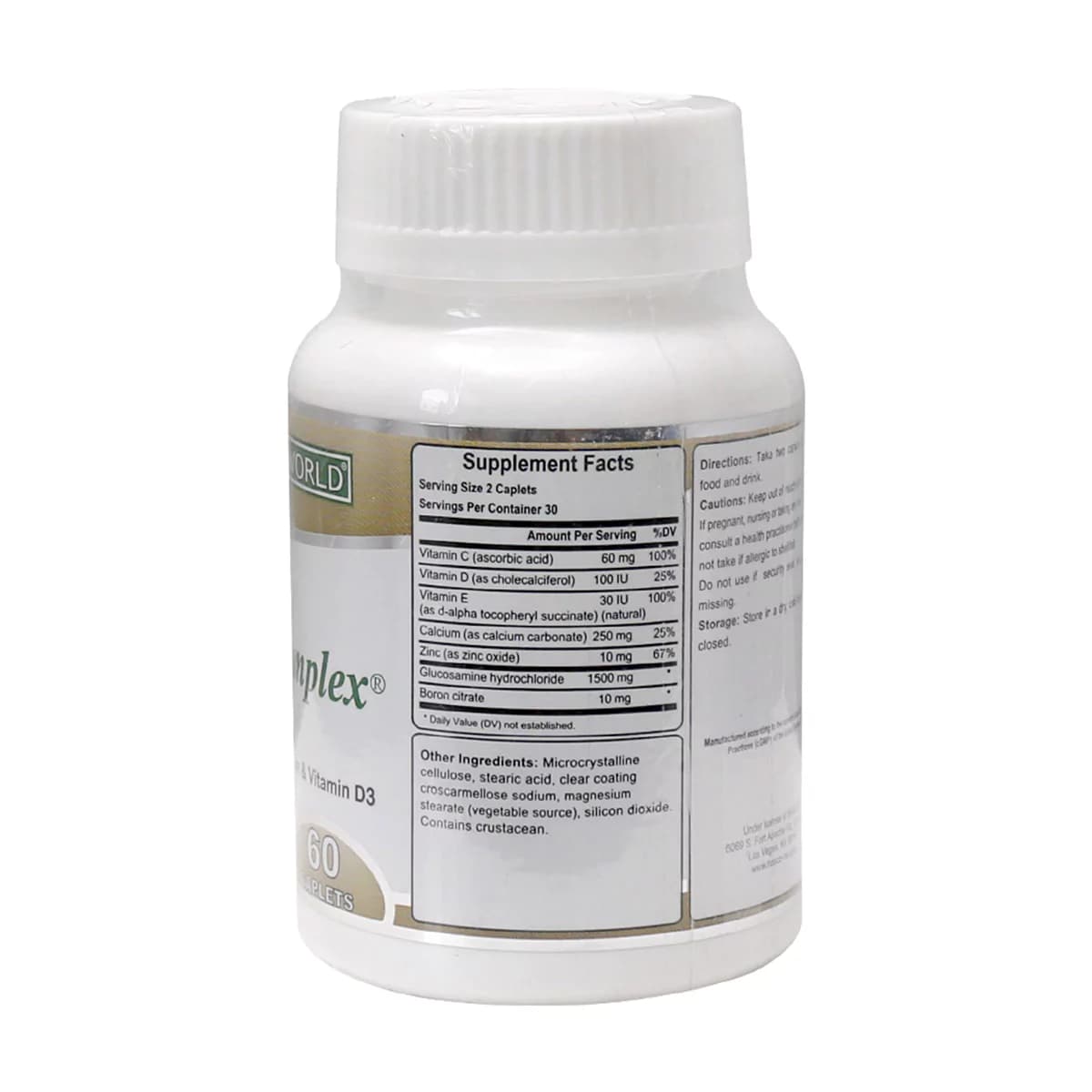 کپسول بون کمپلکس نچرال ورلد ـ Natural World Bone Complex 60 Caplets ـ نچرال ورلد — تصویر ۴