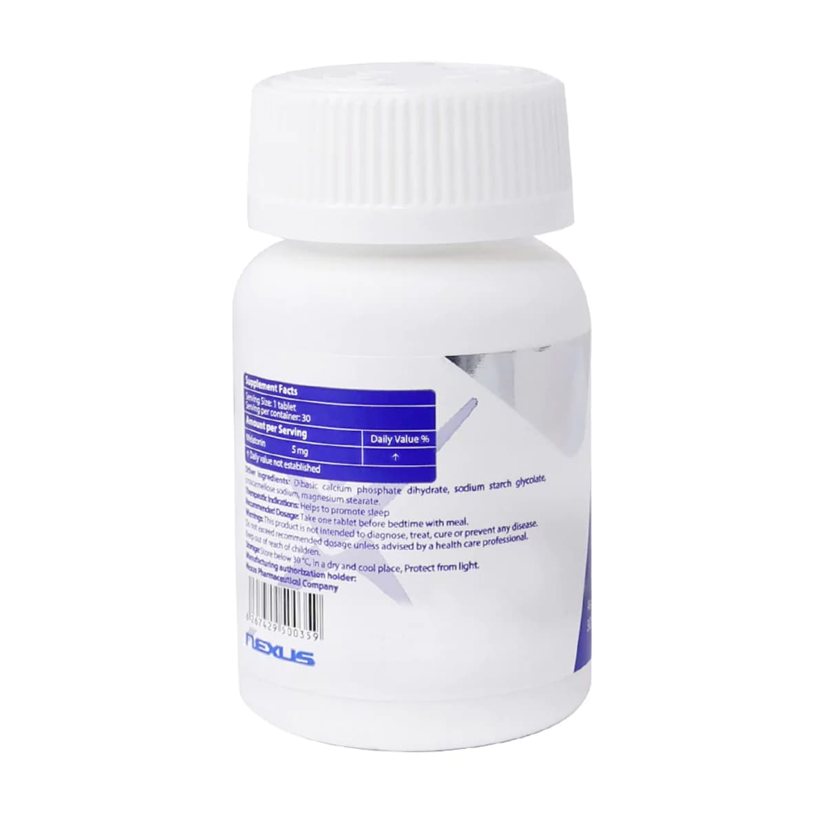 قرص ملاتونین 5 میلی گرم نکستایل ـ Nextyle Melatonin 5 mg 30 Tablets ـ نکستایل — تصویر ۳
