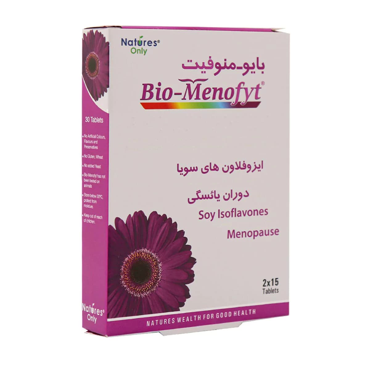 قرص بایو منوفیت نیچرز اونلی _Natures Only Bio Menofyt 30 Tabletsـ نیچرز اونلی — تصویر ۲
