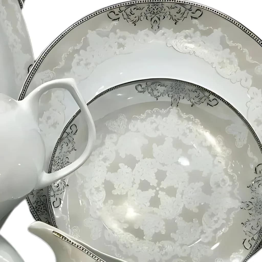 چینی پردیس کاشان قالب هرمس طرح ماکان کد 901A — تصویر ۳