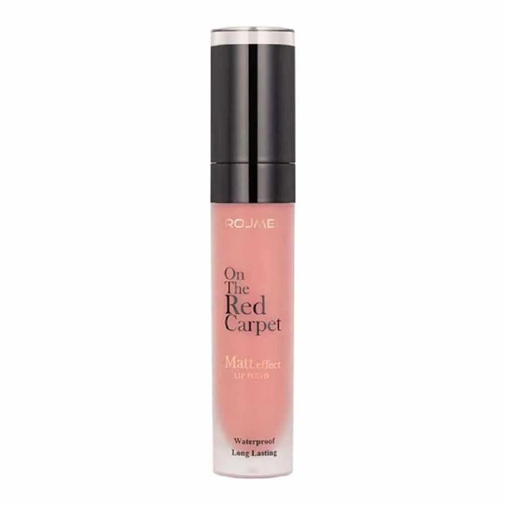 رژلب مایع مات افکت رژمل 318 Matt Effect Lip Fluid Waterproof ROJMEL