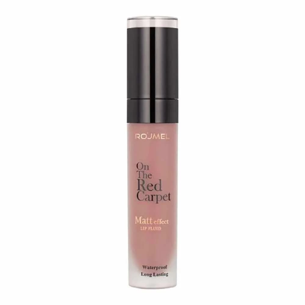 رژلب مایع مات افکت رژمل 302 Matt Effect Lip Fluid Waterproof ROJMEL