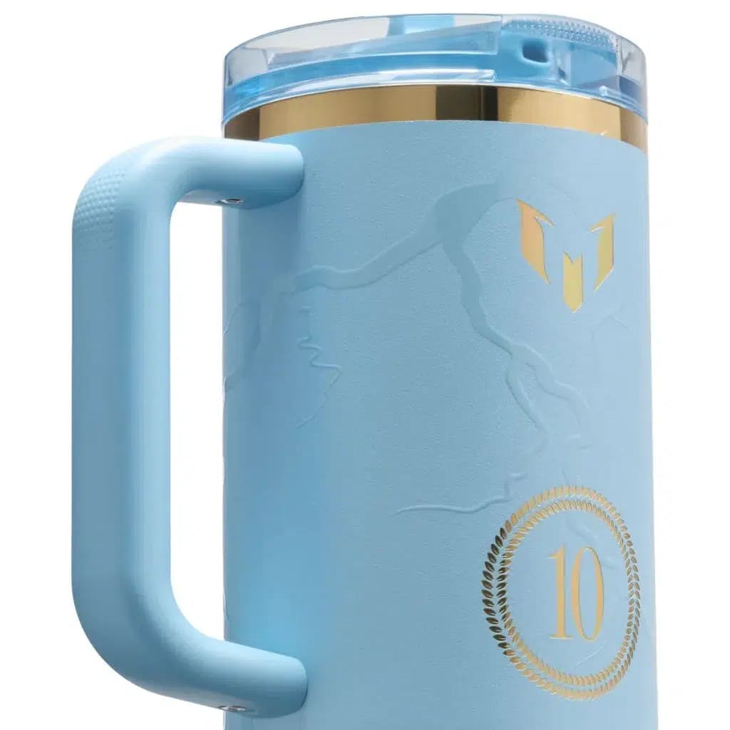 ماگ اورجینال استنلی طرح Messi x مدل Quencher ProTour گنجایش 40oz — تصویر ۵