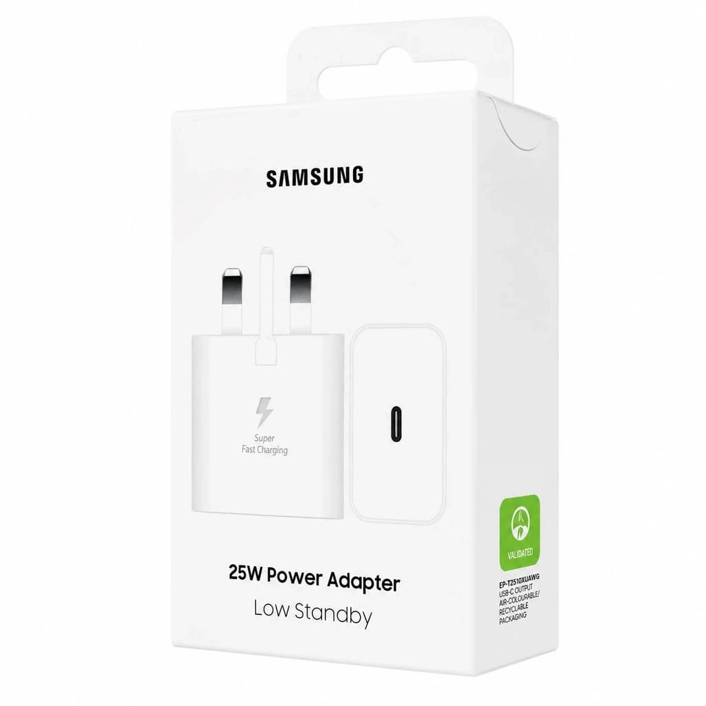 شارژر سوپر فست سامسونگ 25 وات مدل USB‑C | شارژ سریع و ایمن