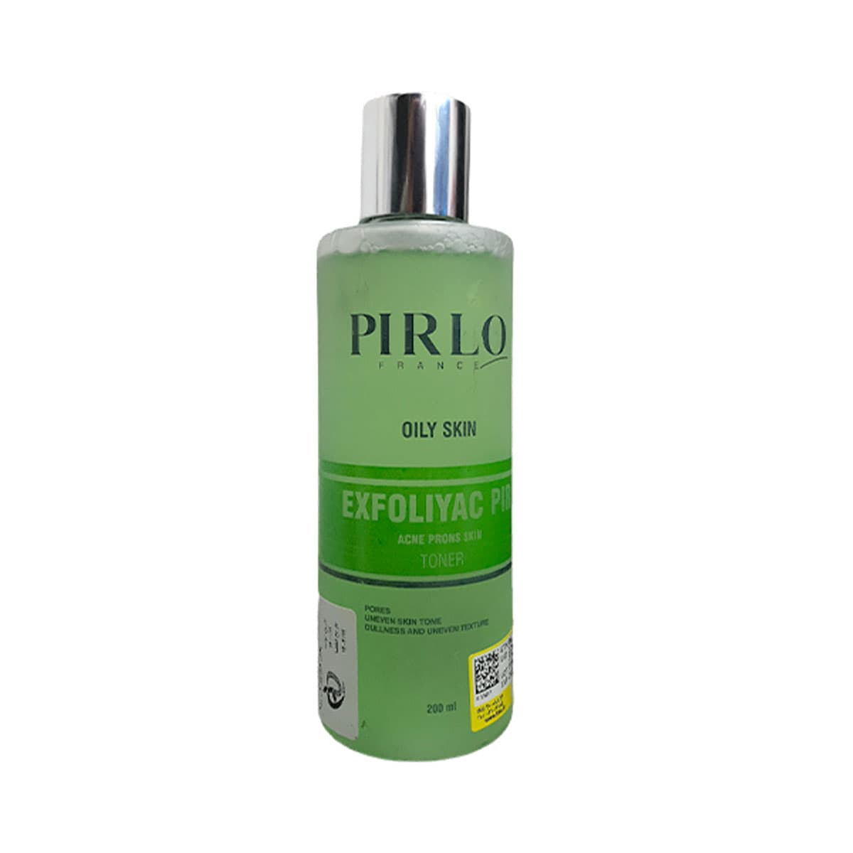 تونر کنترل کننده چربی پیرلو مناسب پوست مختلط، چرب و مستعد آکنه-Pirlo Exfoliyac Pir Acne Prons Skin Toner — تصویر ۲
