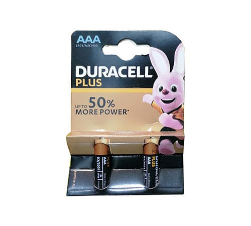 باتری نیم قلمی آلکالاین دوراسل مدل Plus Power Duralock بسته 2 عددی — تصویر ۲