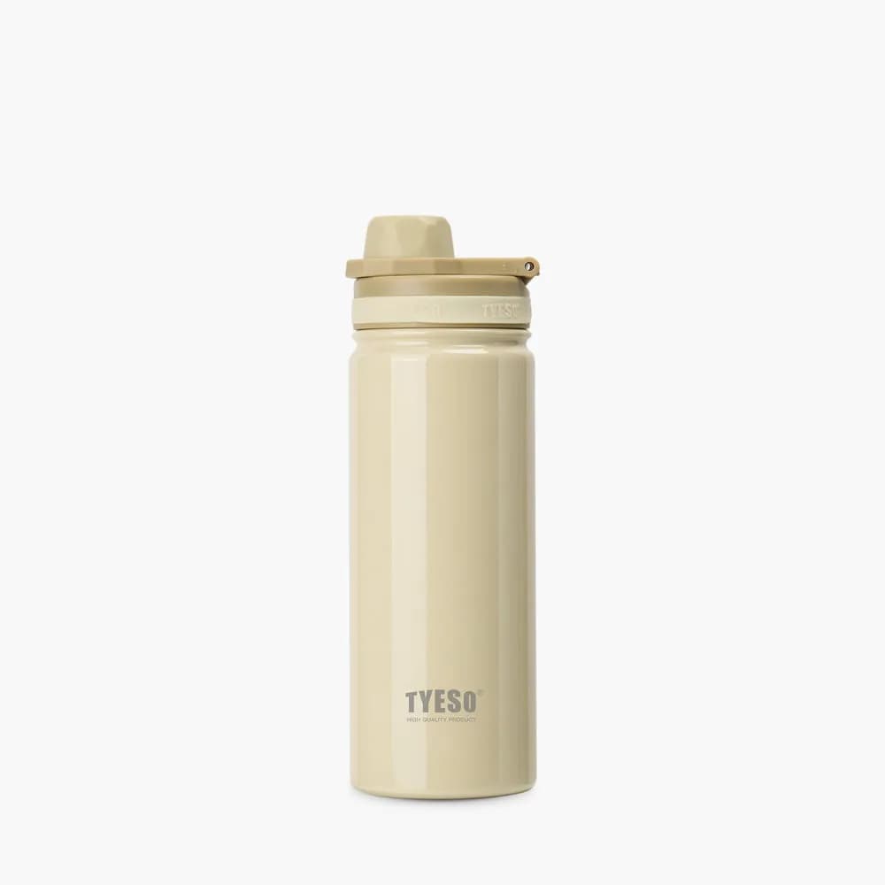 بطری ورزشی استیل ضدزنگ TYESO با دسته تاشو 600ML