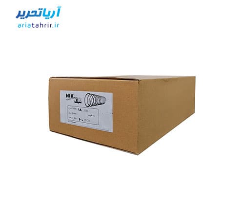 فنر صحافی فلزی مارپیچ شماره 18 نیک بسته 100عددی — تصویر ۲