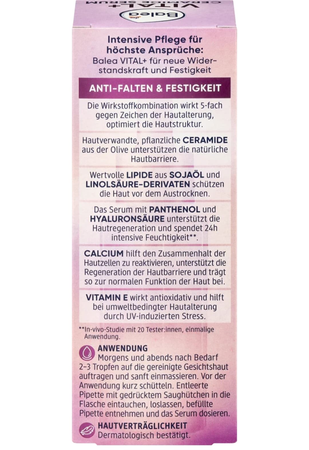 سرم ضد چروک باله آ ویتال پلاس Balea Serum — تصویر ۴